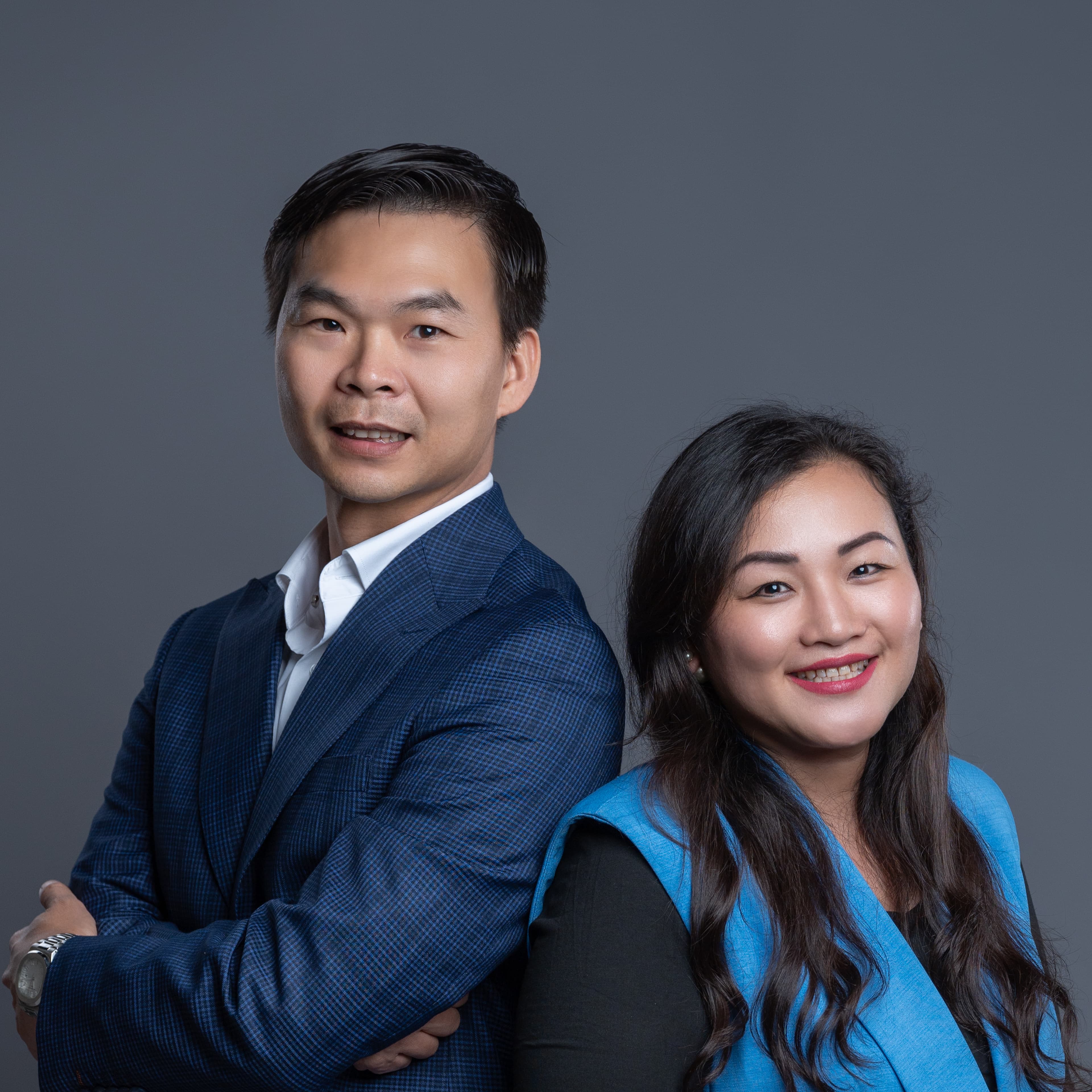 Linh Ngo and Thao Bui, husband-and-wife founders of AN Lending